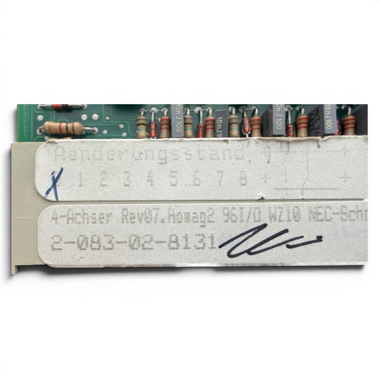 HOMAG Servo 4 Achskarte WZ10 NEC Rev.7 Art.-Nr. 2-083-02-8131 2083028131 – Ansicht 13