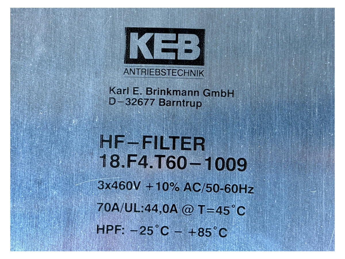 HOMAG Eingangsfilter HFV 240-500/63 BLOCK B9809011 Netzfilter 63 A
