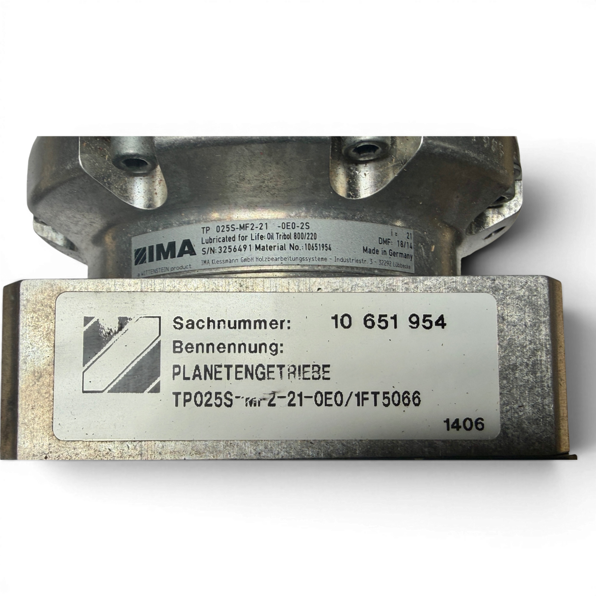 IMA WITTENSTEIN Planetengetriebe TP025S-MF2-21-0E0-2S Art.-Nr. 10651954 – Ansicht 3