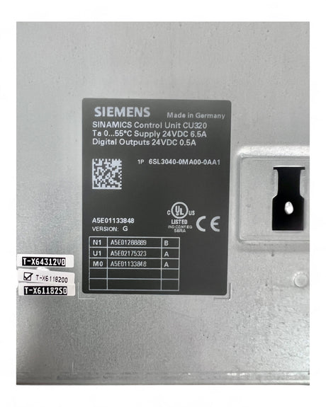 SIEMENS SINAMICS Control Unit CU320 6SL3040-0MA00-0AA1 mit Compact Flash Karte – Ansicht 22