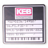 KEB HOMAG Umformer 4-008-39-0510 V2.0 16.F1.R30-4A09 – Ansicht 8