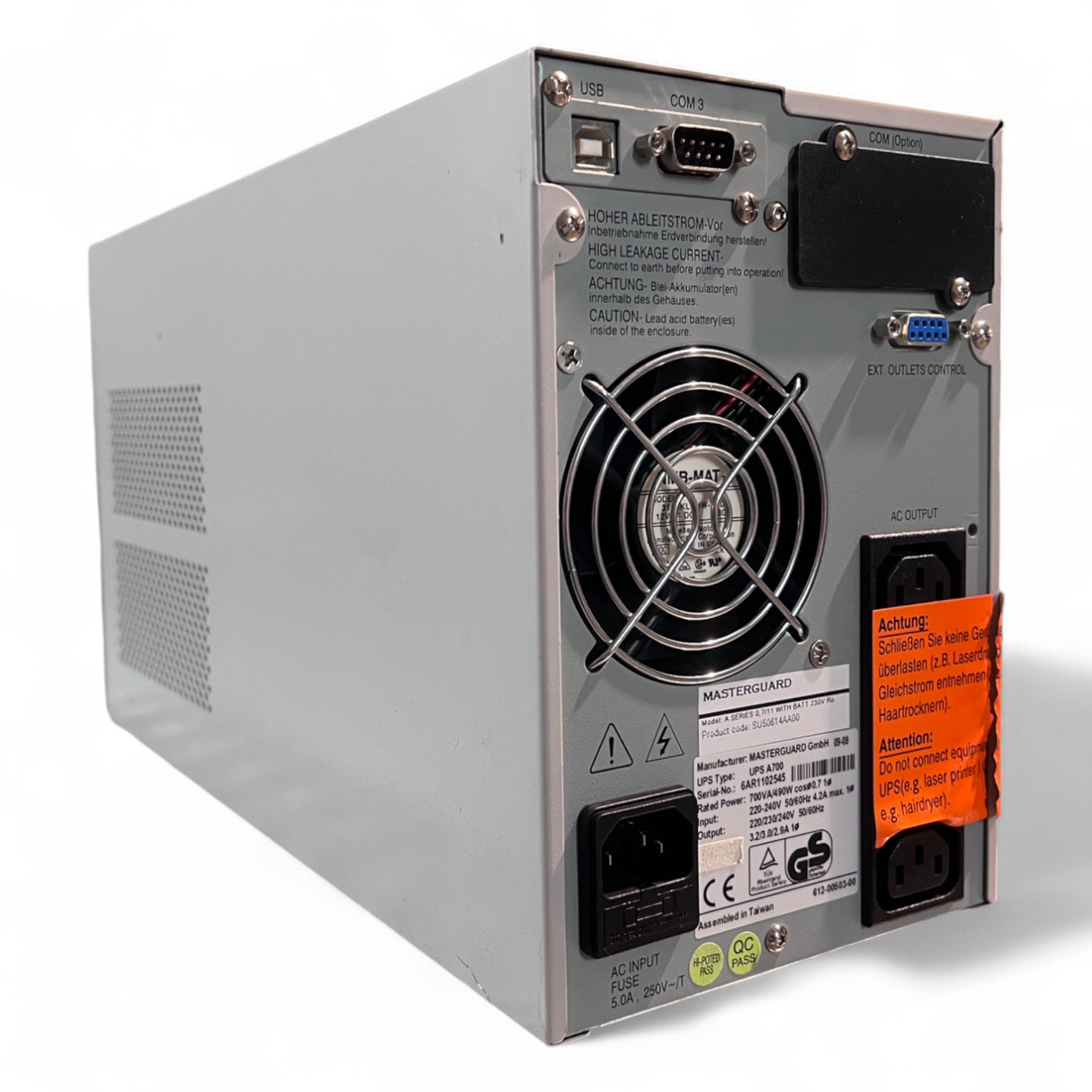 HOMAG MASTERGUARD UPS Modul A700 mit 700 VA Ausgangsleistung – Ansicht 5