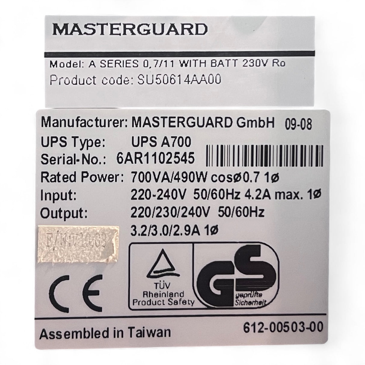HOMAG MASTERGUARD UPS Modul A700 mit 700 VA Ausgangsleistung – Ansicht 8