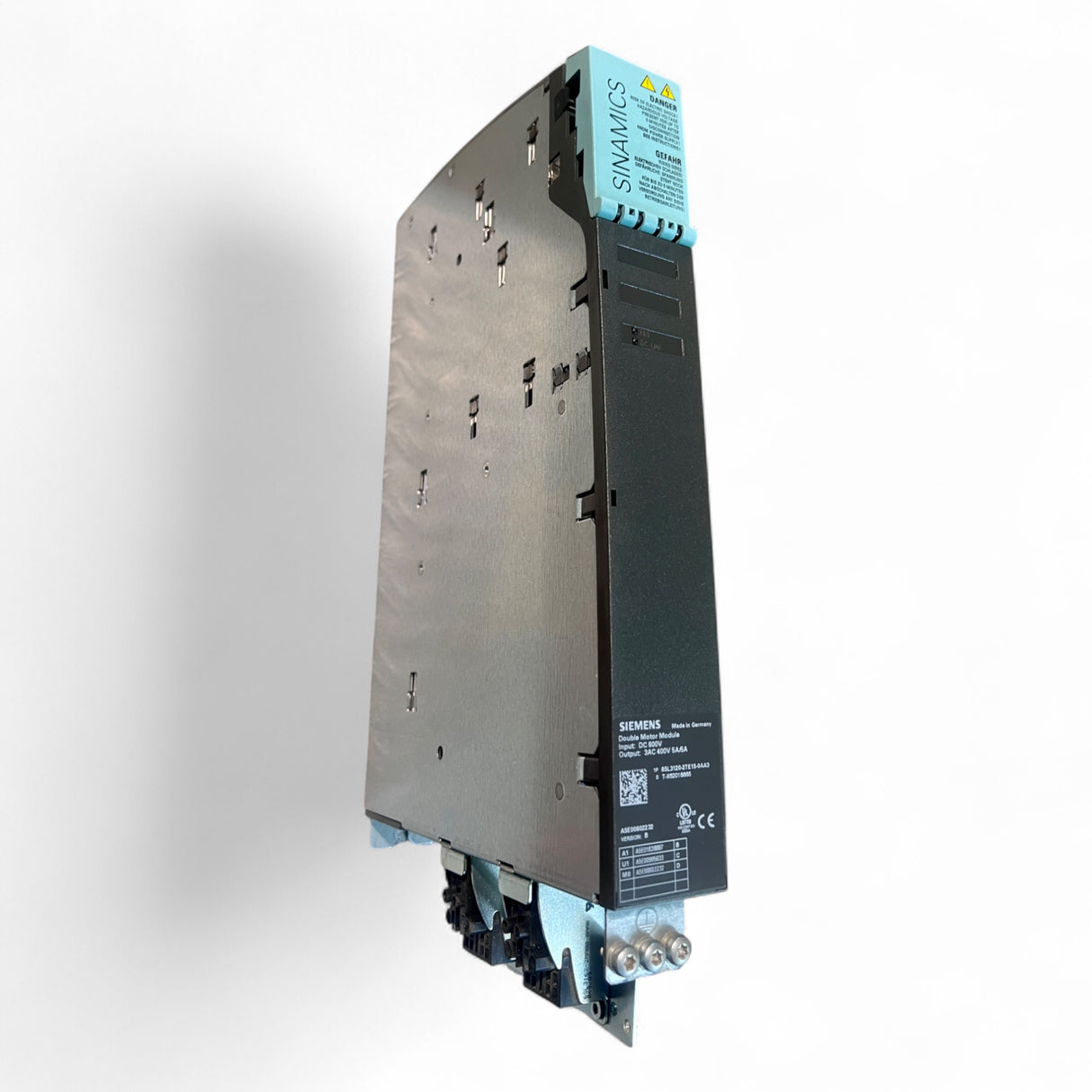 Siemens SINAMICS S120 Double Motor Module SL 6SL3120-2TE21-8AA3 – aus Homag Z‑Achse