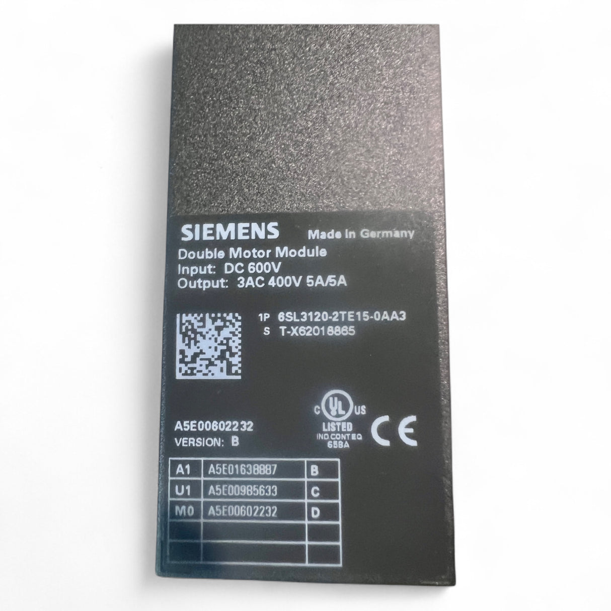 Siemens SINAMICS S120 Double Motor Module SL 6SL3120-2TE21-8AA3 – aus Homag Z‑Achse – Ansicht 12