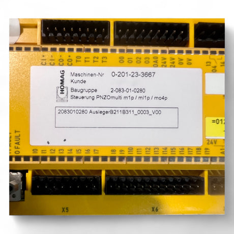 HOMAG Sicherheitssteuerung PNOZmulti m1p + mo4p Baugruppe 2-083-01-0280 ( 2083010280) BOF 211 – Ansicht 4