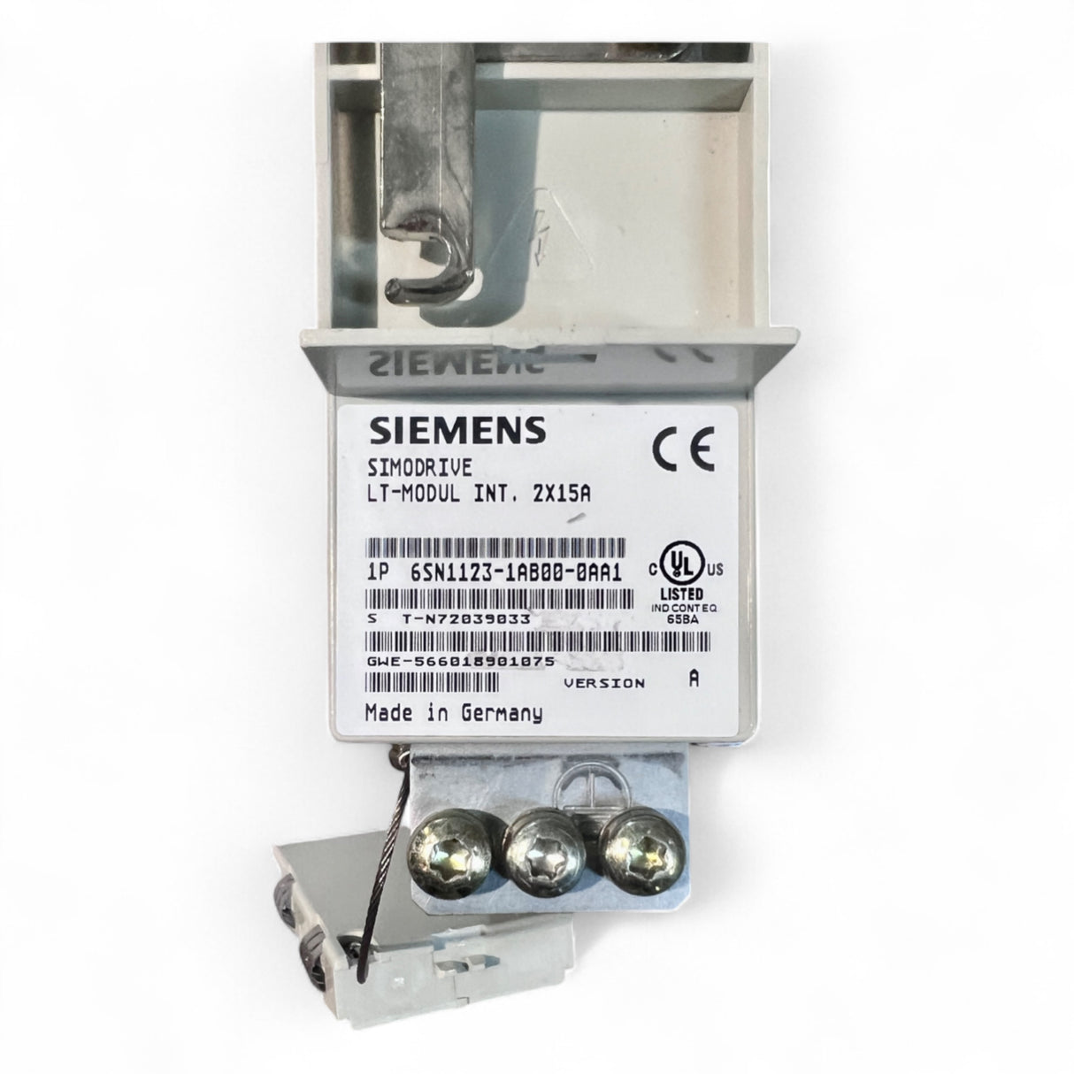 Siemens Simodrive 611 LT-Modul INT 2×15 A 6SN1123-1AB00-0AA1 Version A IMA 610 V – Ansicht 4