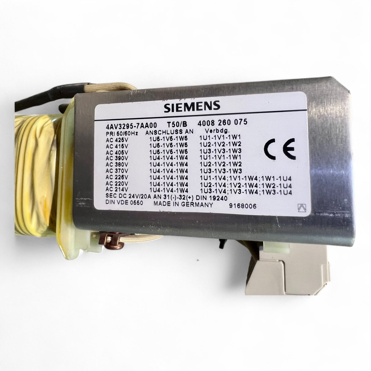Siemens Dreiphasen-Steuertransformator 24 V DC / 20 A T50/B Art.-Nr. 4AV3295-7AA00 Power Supply – Ansicht 7