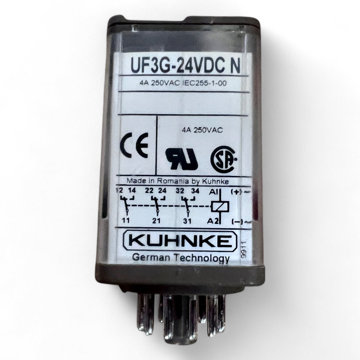Kuhnke Relaismodul UF3G-24VDC N mit Sockel Z396 und Suppressormodul Z396.50 Art.-Nr. UF3G24VDCN-Z396-Z39650 – Ansicht 5