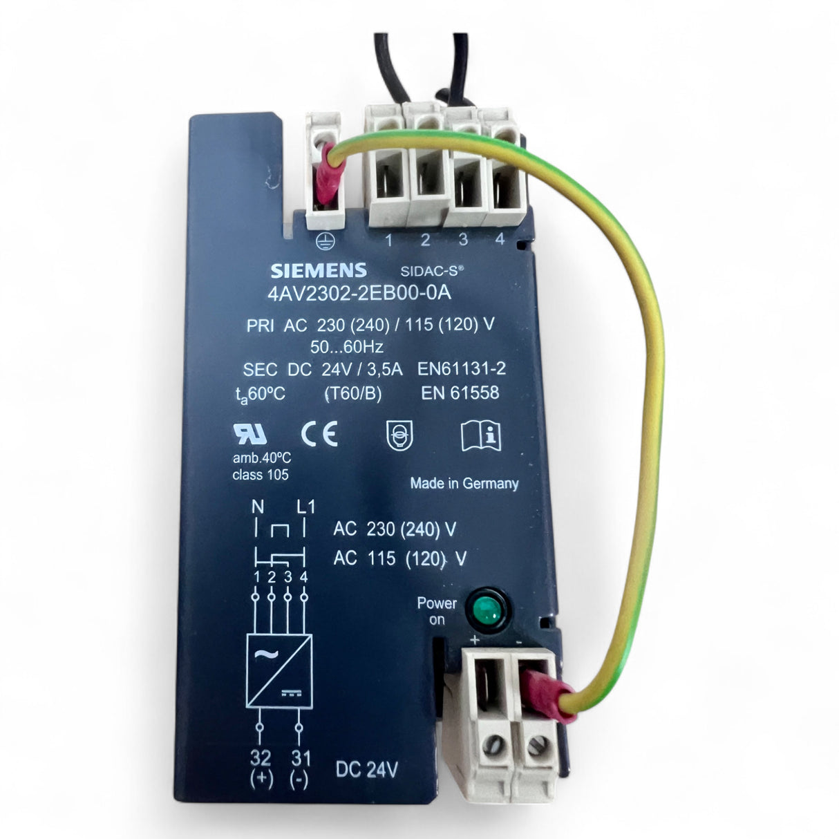 Siemens SIDAC-S Netzteil 24 V DC 3,5 A Art.-Nr. 4AV2302-2EB00-0A – Ansicht 4