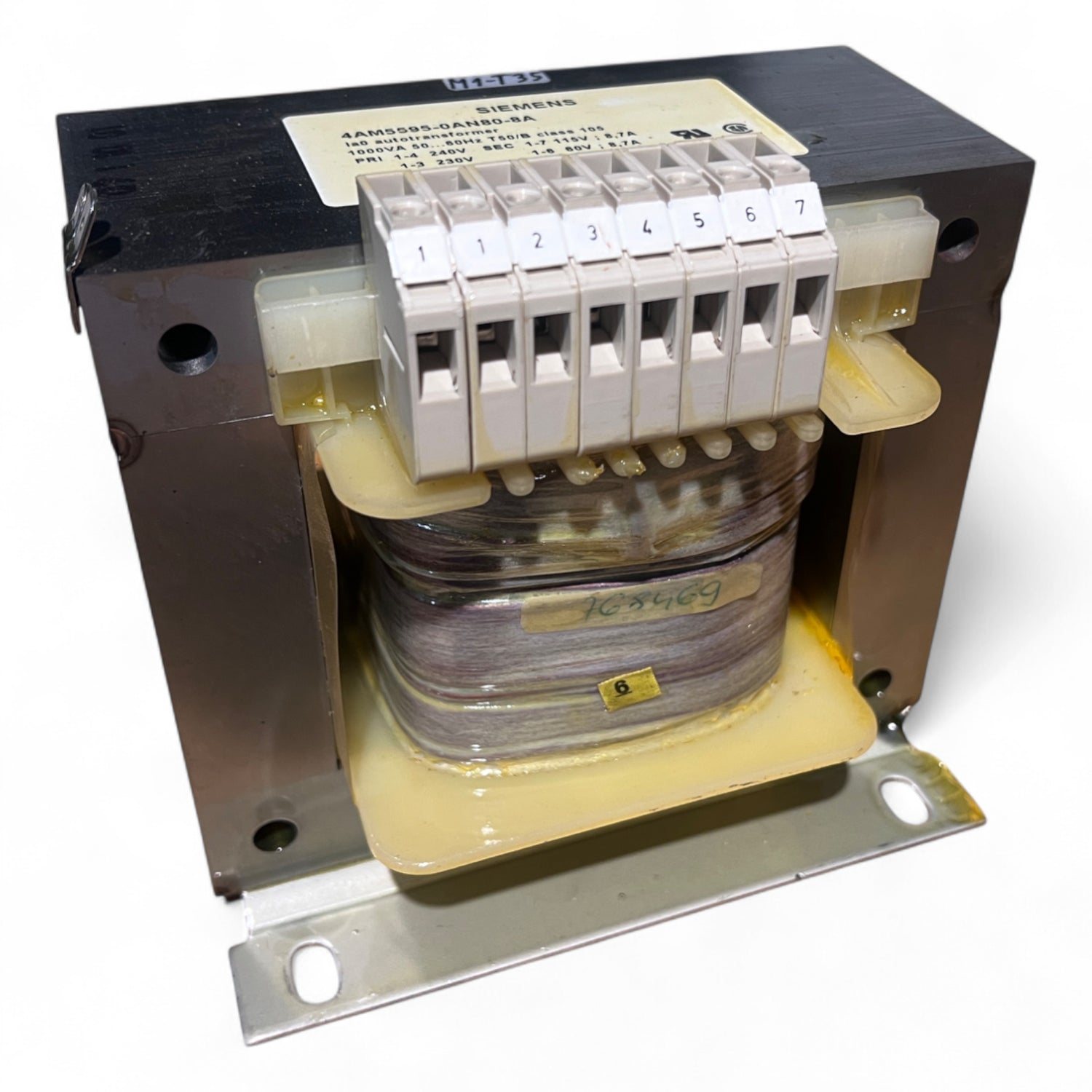 Siemens Autotransformator 1000 VA 240→115/60/30 V – 4AM5595-0AN80-8A | Step-Down | Control (aut.)