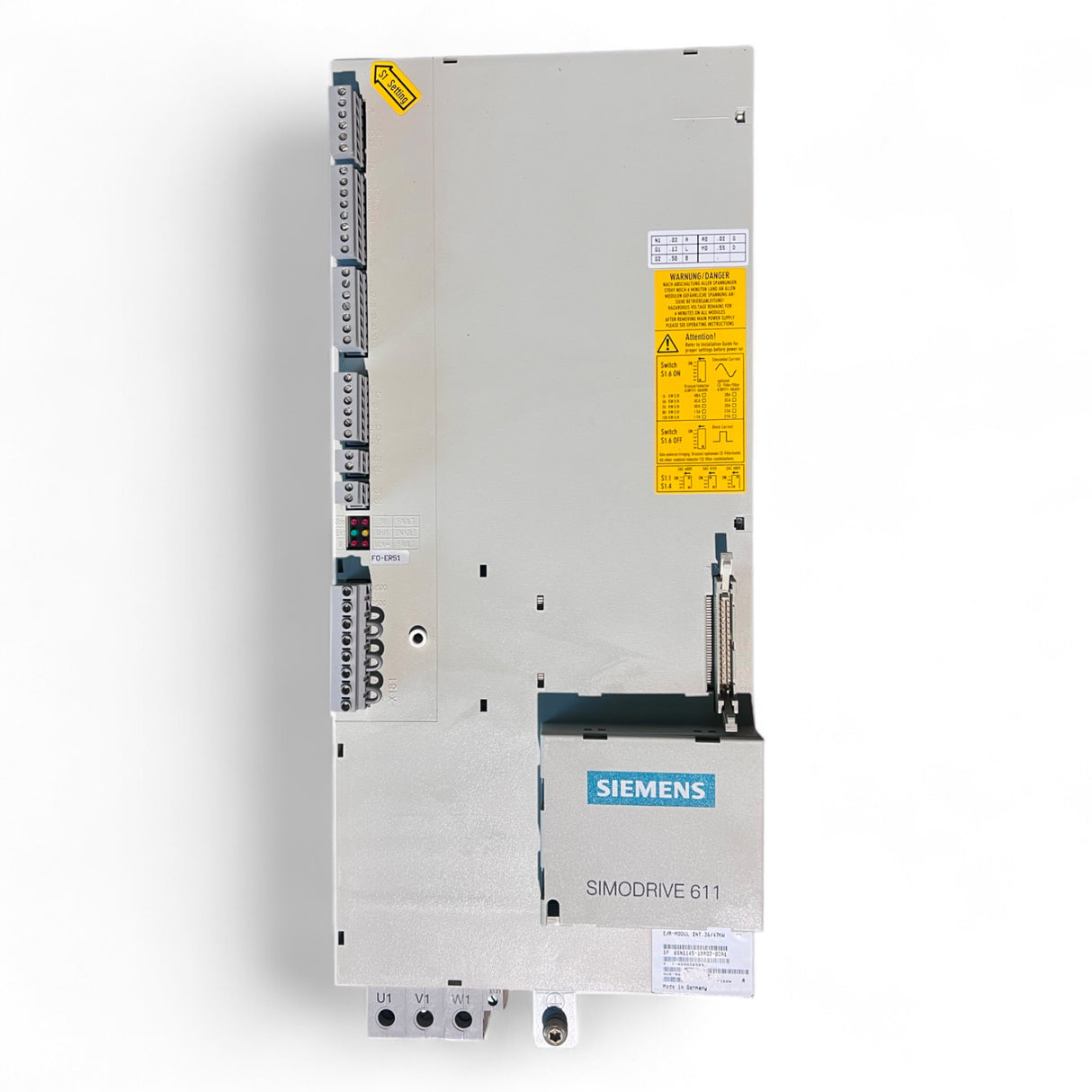 Siemens Simodrive 611 E/R-Modul INT. 36/47kW Art.-Nr. 6SN1145-1BA02-0CA1 z.B.für IMA Maschinen – Ansicht 3