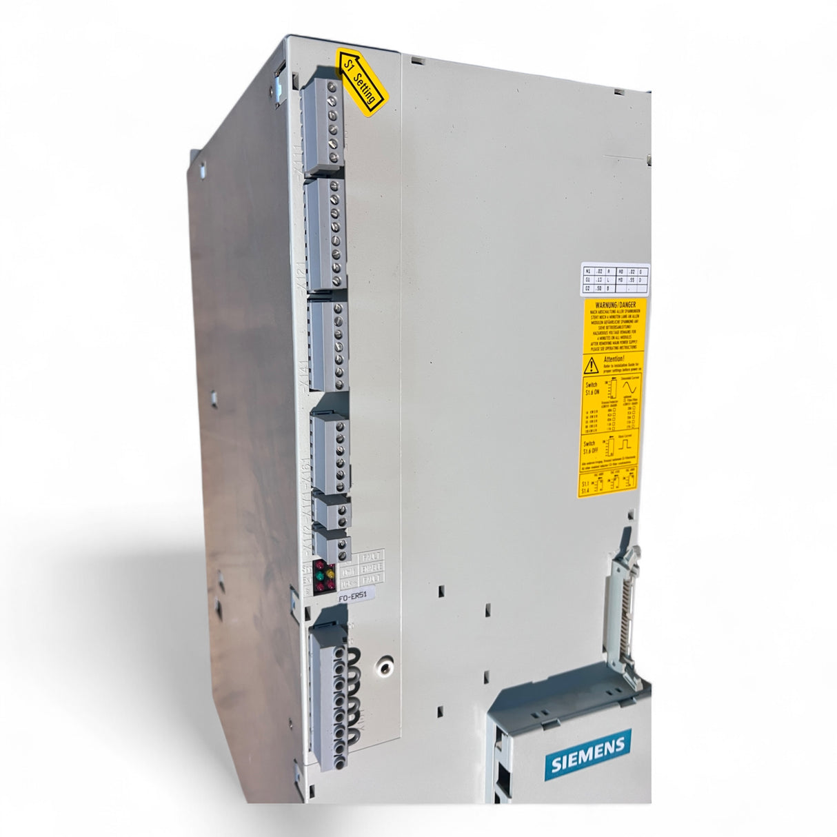 Siemens Simodrive 611 E/R-Modul INT. 36/47kW Art.-Nr. 6SN1145-1BA02-0CA1 z.B.für IMA Maschinen – Ansicht 6