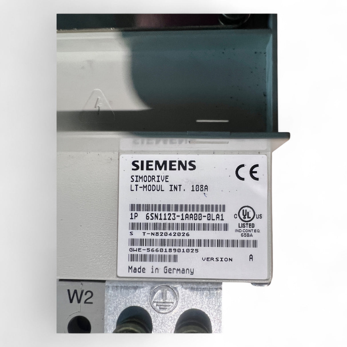 Siemens SIMODRIVE LT-Modul INT. 108A (Art.-Nr. 6SN1123-1AA00-0LA1) + Software-Modul (Art.-Nr. 6SN1122-0BA11-0AA1), für IMA