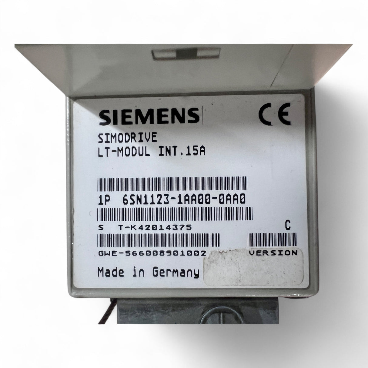 Siemens SIMODRIVE LT-Modul INT. 15A + Steuer-/Anschlussmodul Art.-Nr. 6SN1123-1AA00-0AA0 + 6SN1118-0AA11-0AA1 – Ansicht 9