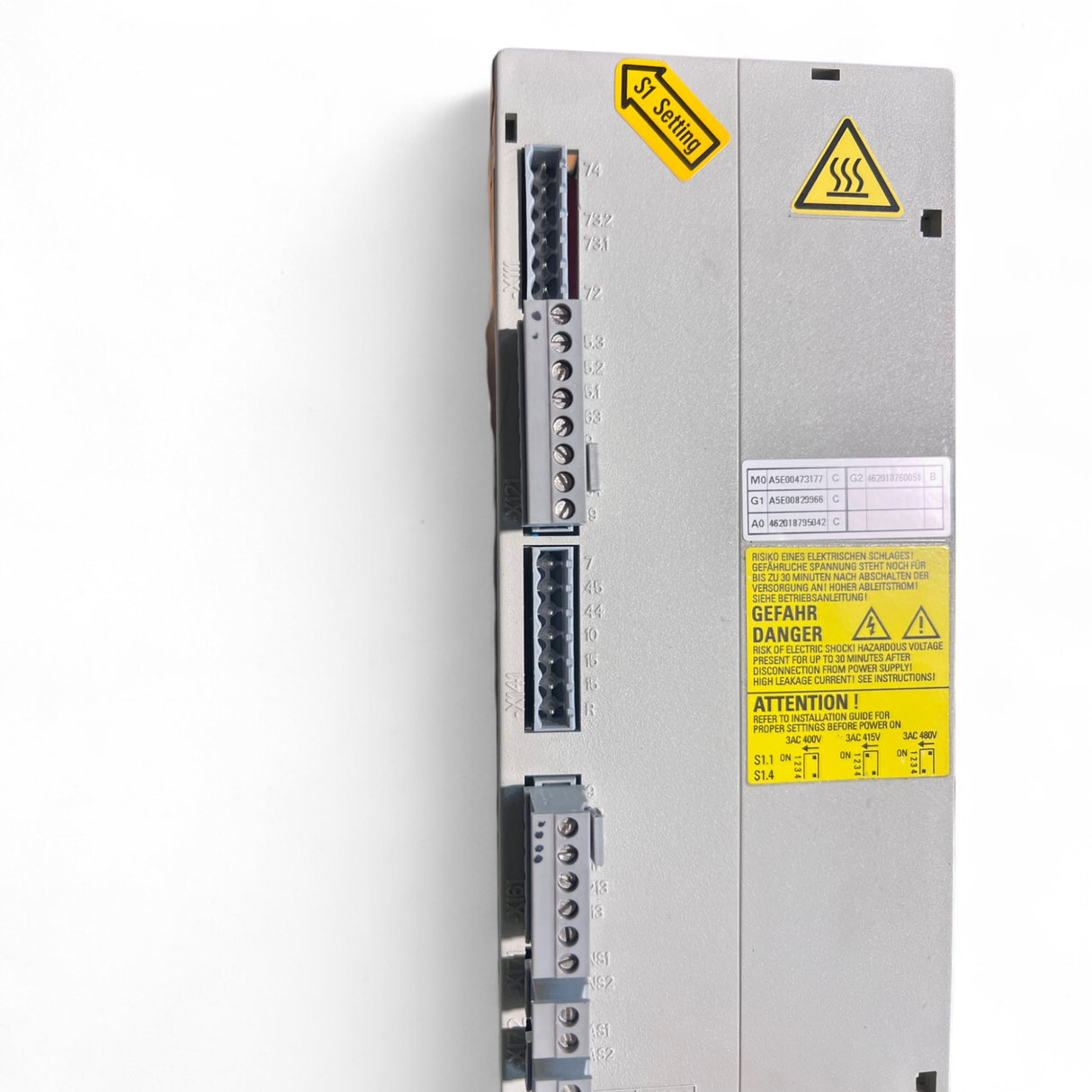 Siemens Simodrive 611 U/E-Modul INT/EXT 10/25 kW Art.-Nr. 6SN1145-1AA01-0AA2 z. B. IMA 810 V – Ansicht 6