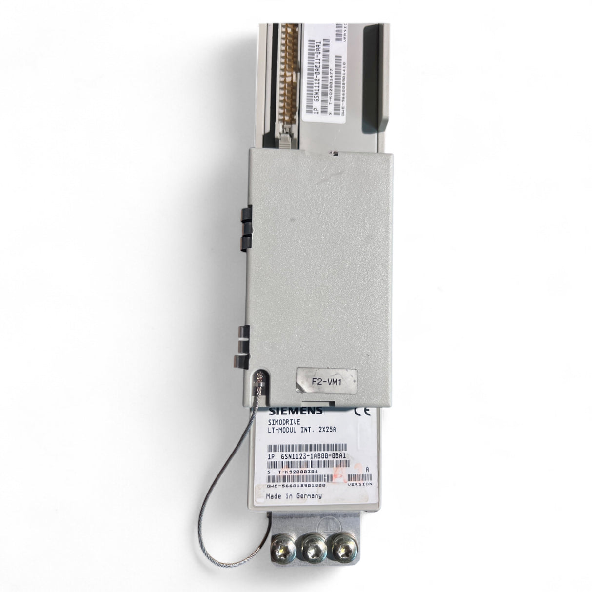 Siemens Simodrive LT-Modul INT. 2x25A Art.-Nr. 6SN1123-1AB00-0BA1 + Regelungseinschub Art.-Nr. 6SN1118-0AE11-0AA1 z. B. IMA
