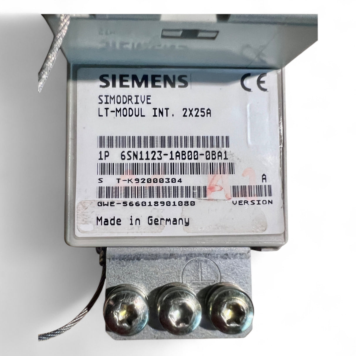 Siemens Simodrive LT-Modul INT. 2x25A Art.-Nr. 6SN1123-1AB00-0BA1 + Regelungseinschub Art.-Nr. 6SN1118-0AE11-0AA1 z. B. IMA