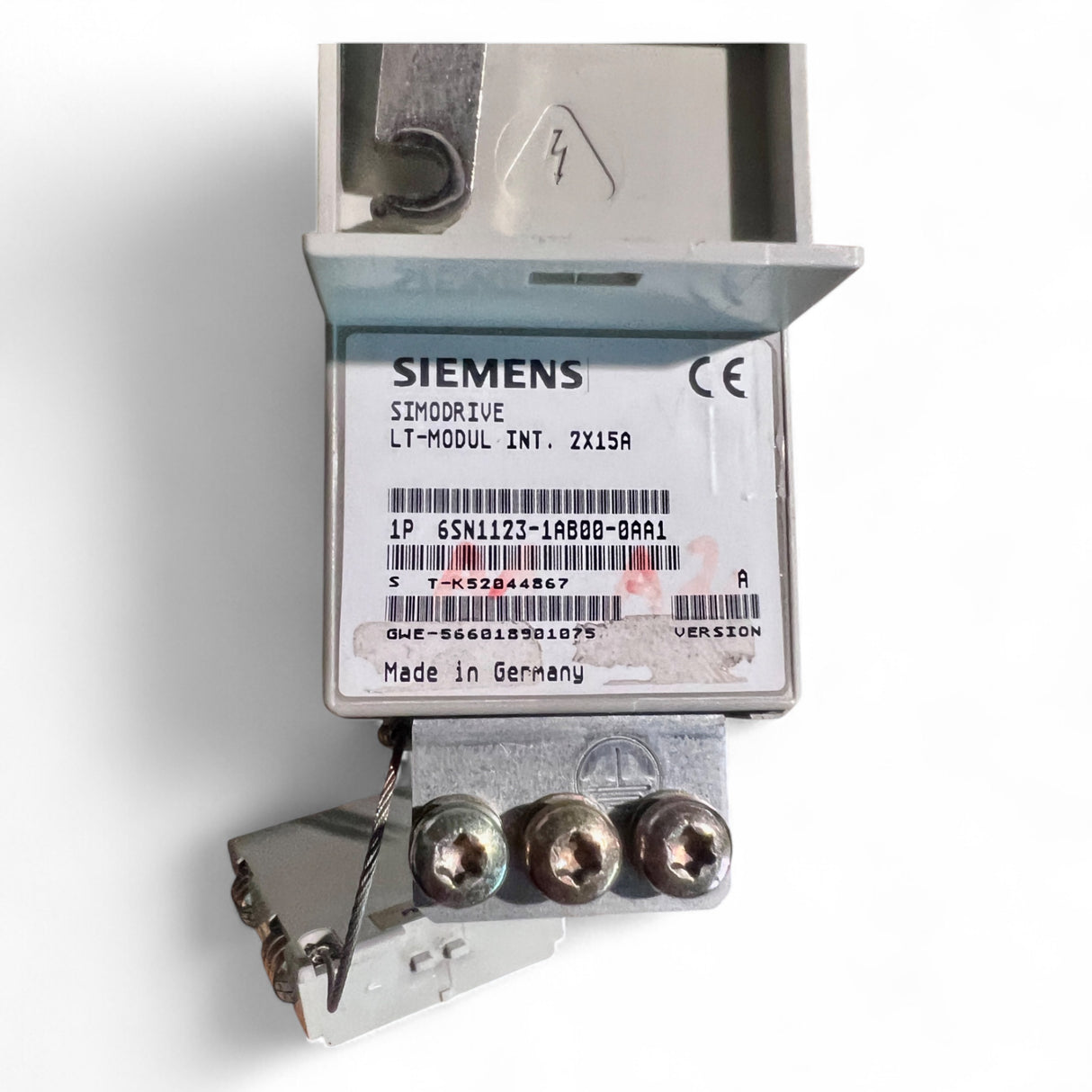 Siemens Simodrive LT-Modul INT. 2x15A Art.-Nr. 6SN1123-1AB00-0AA1 + Regelungseinschub Art.-Nr. 6SN1118-0AE11-0AA1 z. B. IMA