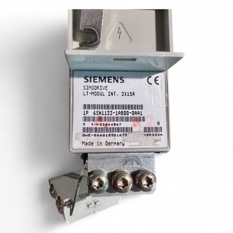 Siemens Simodrive LT-Modul INT. 2x15A Art.-Nr. 6SN1123-1AB00-0AA1 + Regelungseinschub Art.-Nr. 6SN1118-0AE11-0AA1 z. B. IMA