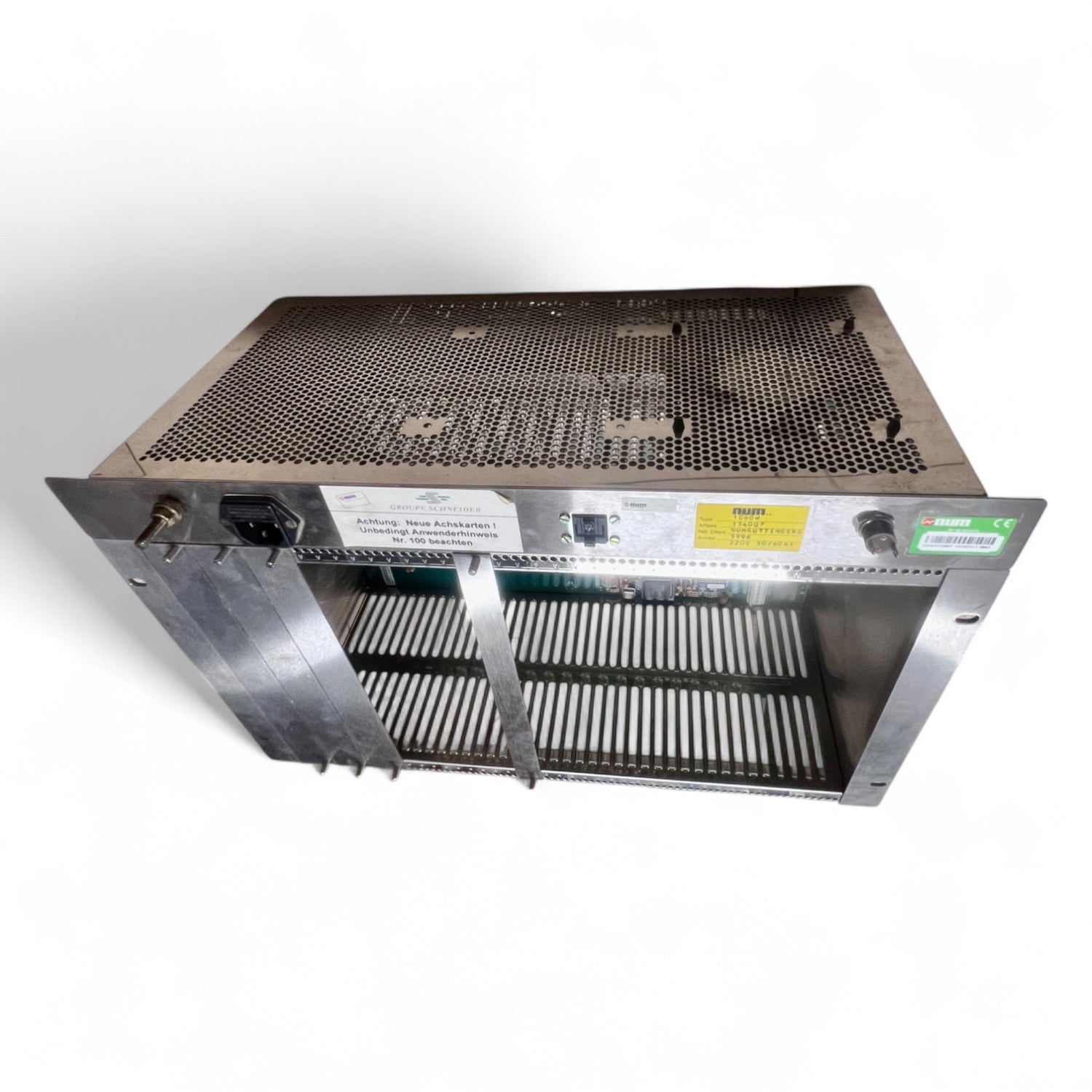 NUM 1060W CNC Steuerung – 19”-Rack (7HE) mit Backplane 48×31×32 cm, 220V 50/60Hz – Art.-Nr. 0224202080F – kompatibel mit IMA