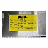 NUM 1060W CNC Steuerung – 19”-Rack (7HE) mit Backplane 48×31×32 cm, 220V 50/60Hz – Art.-Nr. 0224202080F – kompatibel mit IMA