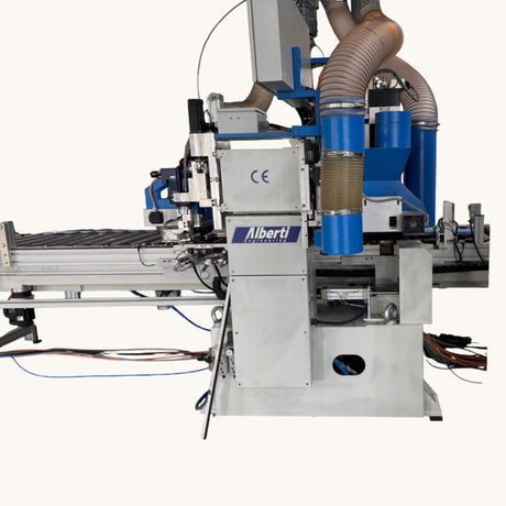 ALBERTI VECTOR CN CNC Vertikalbohrmaschine Fräsmaschine Dübeleintreibmaschine Beschlagsetzmaschine 6-seitig – Ansicht 10