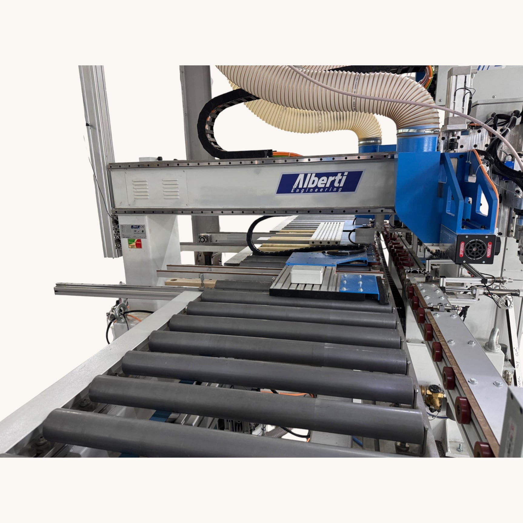 ALBERTI VECTOR CN CNC Vertikalbohrmaschine Fräsmaschine Dübeleintreibmaschine Beschlagsetzmaschine 6-seitig – Ansicht 16