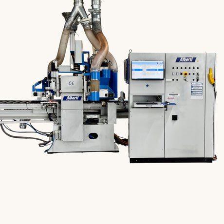 ALBERTI VECTOR CN CNC Vertikalbohrmaschine Fräsmaschine Dübeleintreibmaschine Beschlagsetzmaschine 6-seitig – Ansicht 22