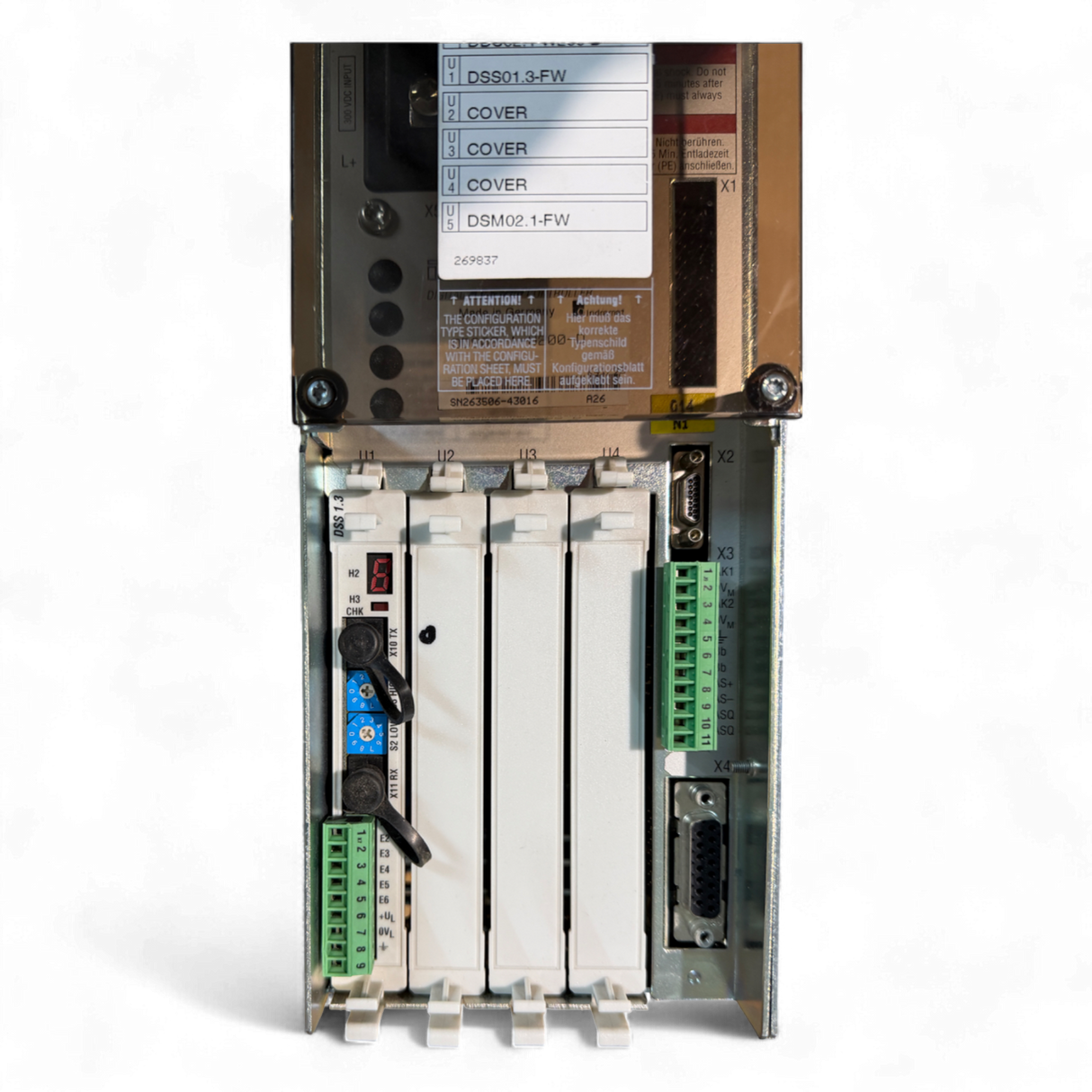 Bosch Rexroth Indramat Servoregler DDS02.1-W200-D für Homag BAZ 32 Digital AC Servo Controller Art.-Nr. DDS02.1-W200