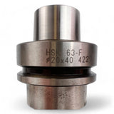 HSK 63 F Spannfutter 20x40 422 mit AKE HW Profilfräser 110 x 40 B=20 – Ansicht 3
