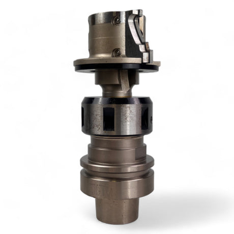 HSK 63 F Spannzangenfutter mit Spannzange und HW Wechselplatten Profilfräser Ø 76 mm B=40 mm , Z=2