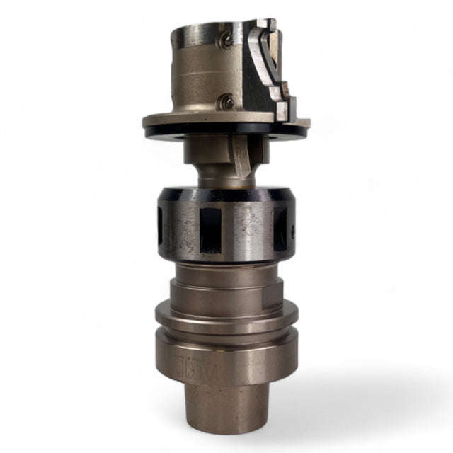 HSK 63 F Spannzangenfutter mit Spannzange und HW Wechselplatten Profilfräser Ø 76 mm B=40 mm , Z=2