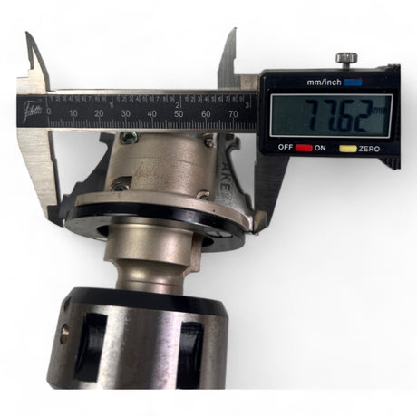 HSK 63 F Spannzangenfutter mit Spannzange und HW Wechselplatten Profilfräser Ø 76 mm B=40 mm , Z=2 – Ansicht 7