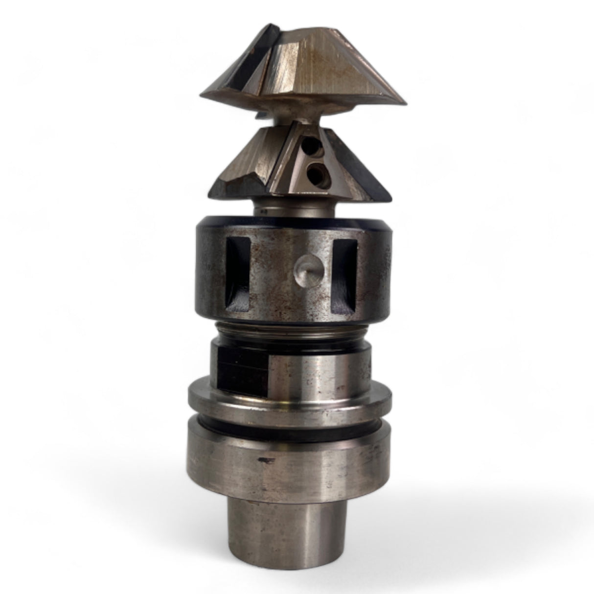 HSK 63 F Spannzangenfutter mit Spannzange und HW Profilfräser Ø 56 mm 2 HW Fasefräsern , Z=3