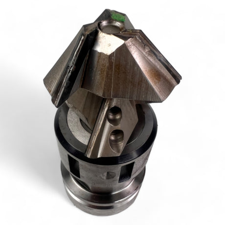 HSK 63 F Spannzangenfutter mit Spannzange und HW Profilfräser Ø 56 mm 2 HW Fasefräsern , Z=3 – Ansicht 4