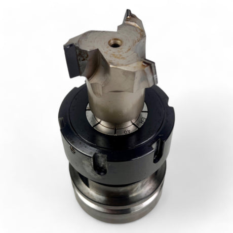 HSK 63 F Spannzangenfutter mit austauschbaren Spannzangen und DIA Profilfräser Ø 40 mm, Z=3 – Ansicht 6