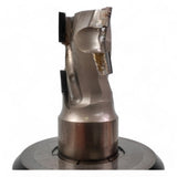 HSK 63 F Spannzangenfutter mit austauschbaren Spannzangen und DIA Fräser Ø 22 mm, L=34 mm, Z=3 – Ansicht 2
