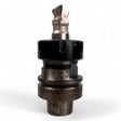 HSK 63 F Spannzangenfutter mit Spannzange und Fräser D=35 L=21 mm