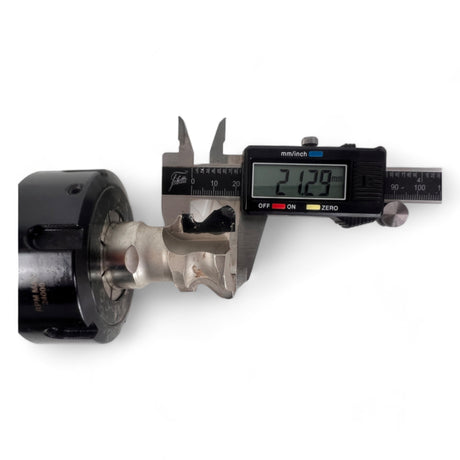 HSK 63 F Spannzangenfutter mit Spannzange und Fräser D=35 L=21 mm – Ansicht 7