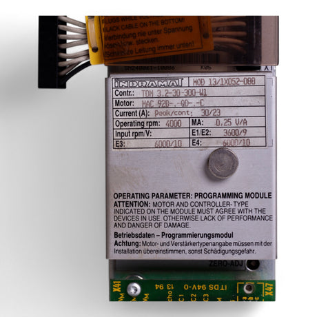 Indramat TDM 3.2-30-300-W1 MOD 13/1X052-088 Servo Controller – Ansicht 3