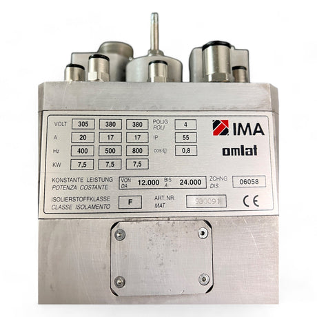 OMLAT IMA Hauptspindel 6058 980091 7,5 KW Spindel mit ( C Achse ) W-Achse – Ansicht 7