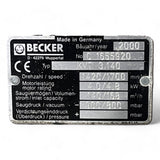 Becker KVT 3.140 Trockenlaufende Drehschieber-Vakuumpumpe – Ansicht 11