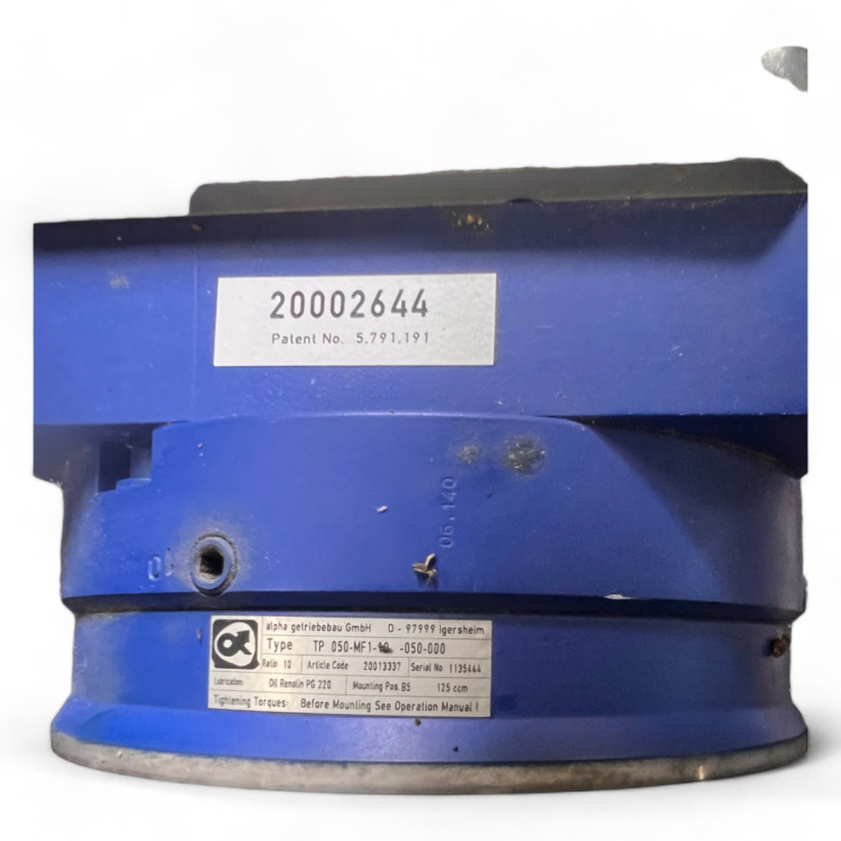SIEMENS Brushless Servomotor 1FK6083-6AF71-1AGO mit Getriebe alpha Getriebebau TP 050-MF1-050-000 – Ansicht 7