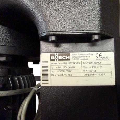 Busch Mink MM 1102 BV Vakuumpumpe Art.-Nr. MM1102BV – Ansicht 12