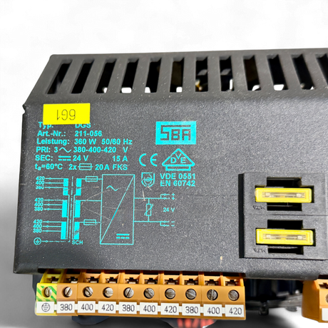 SBA Steuertransformator 24 V Art Nr 211056 – Ansicht 6
