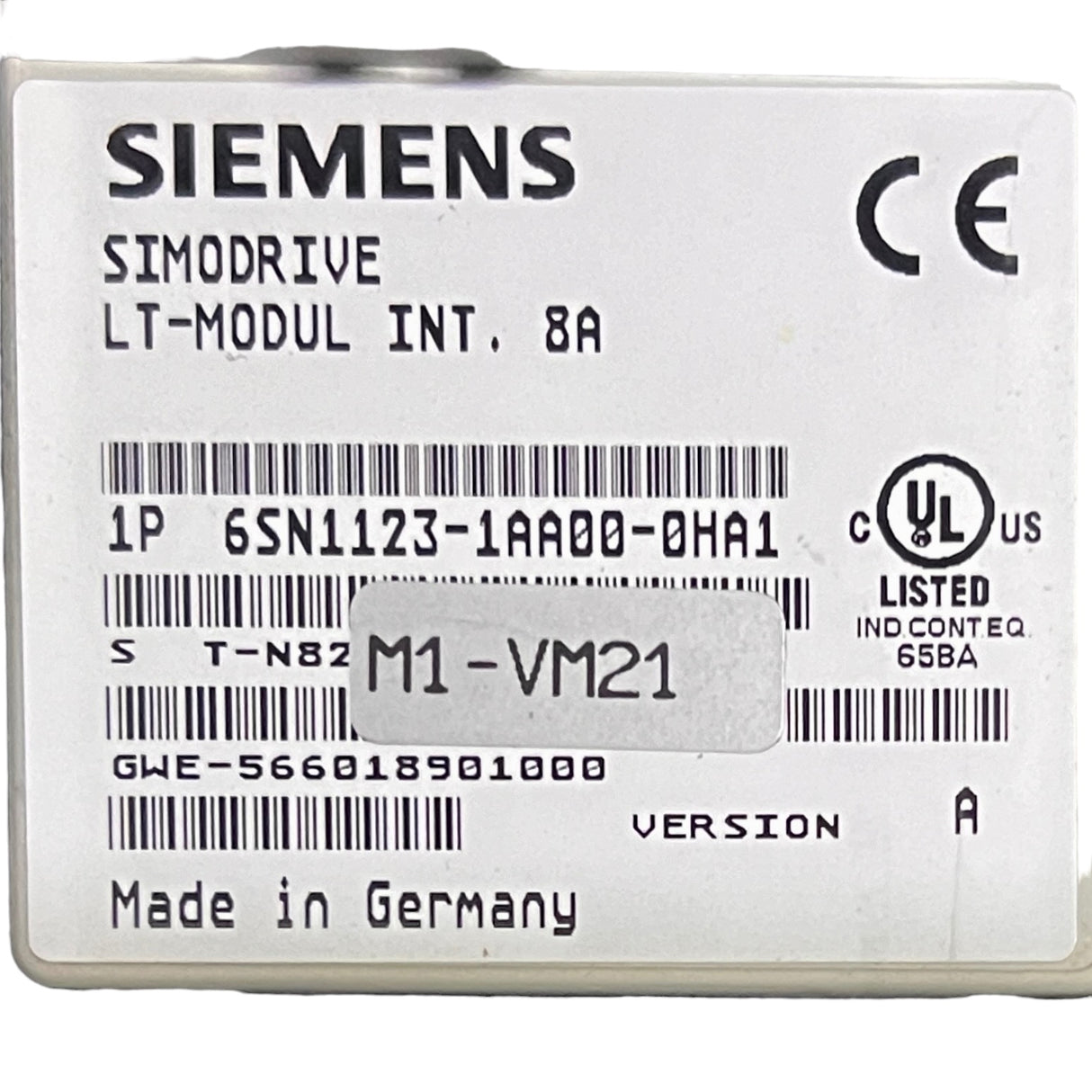 SIEMENS SIMODRIVE 611 Leistungsmodul 6SN1123-1AA00-0HA1 – Ansicht 3