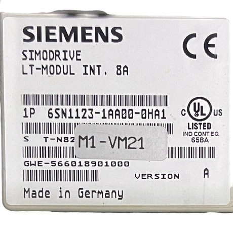 SIEMENS SIMODRIVE 611 Leistungsmodul 6SN1123-1AA00-0HA1 – Ansicht 3