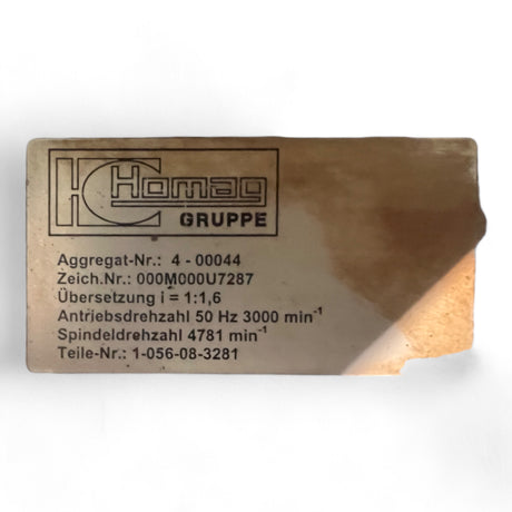 Bohrgetriebe HOMAG BAZ BOF Art.Nr-1-056-08-3281 Bohrkopf 11+6 Spindeln Bohraggregat – Ansicht 15