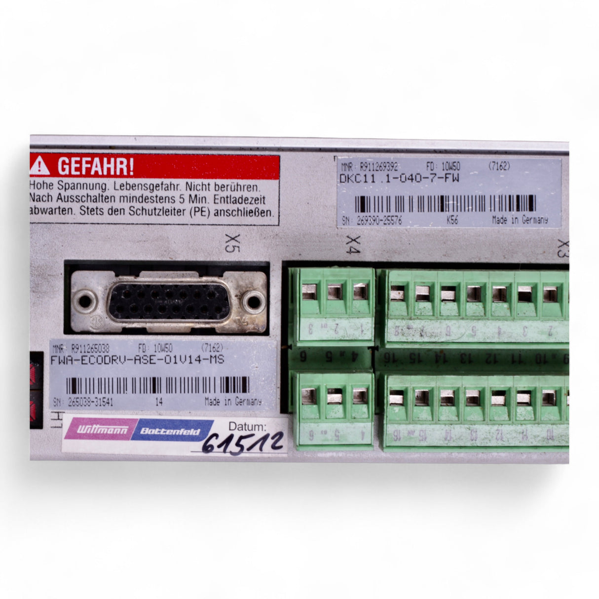 Indramat Rexroth Bosch Indramat DKC11 . 1-040-7-FW 269392 + FWA-ECODRV-ASE-02VRS-MS 265771 – Ansicht 4